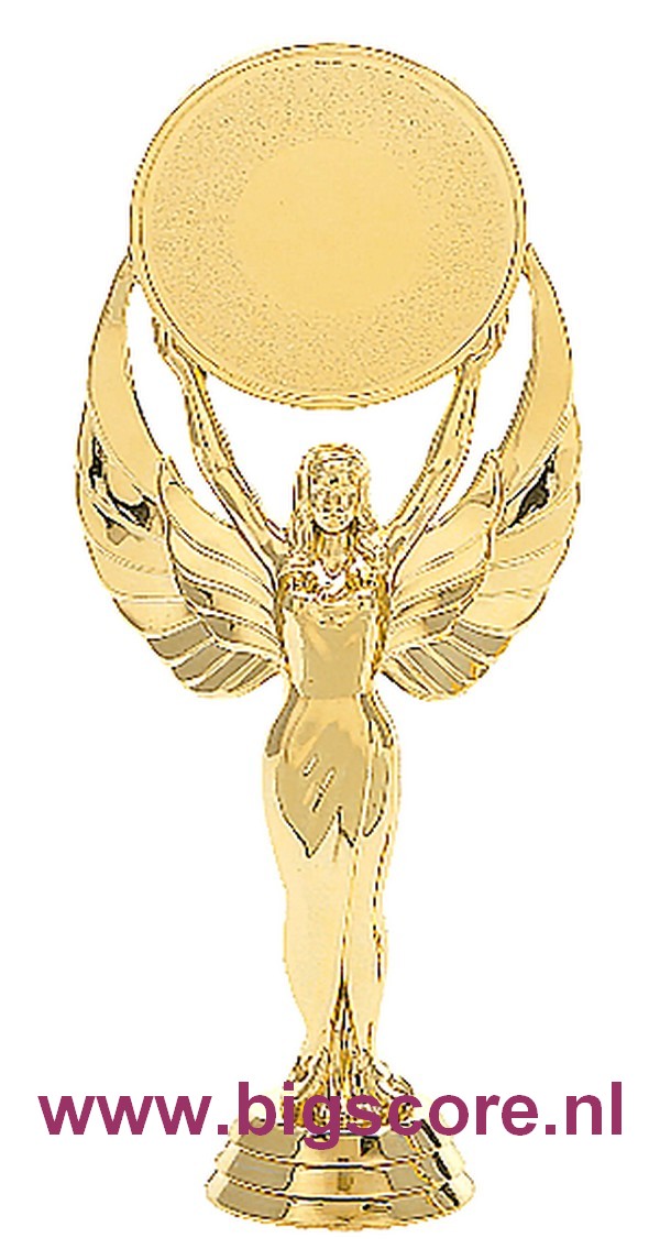 Victory Vrouw Figuur 6010 Goud met afslag Ø 50